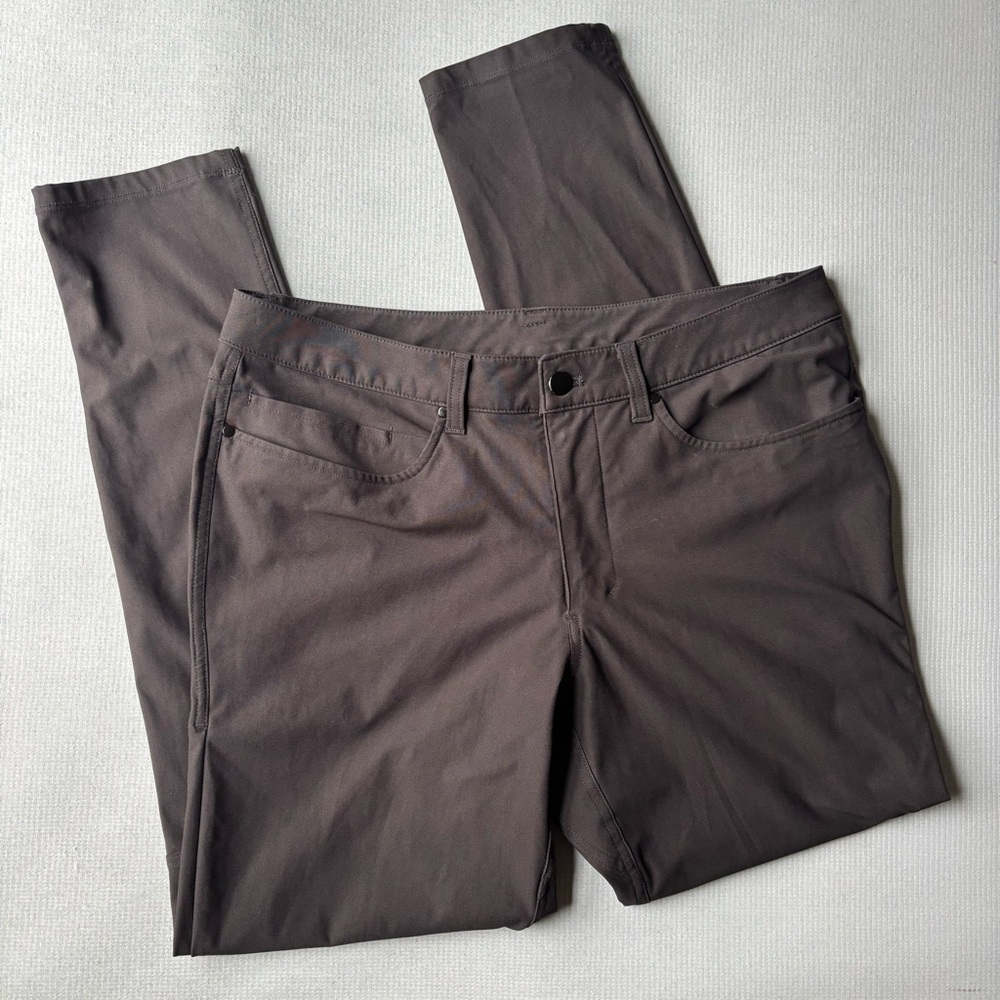 LULULEMON | Black ABC Slim-Fit 5 Pocket Warpstreme Technical Pant | Size 32